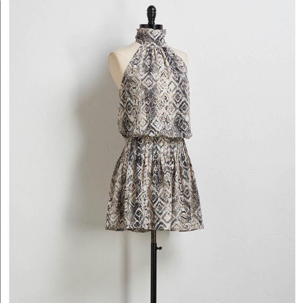 Snake Print Dress